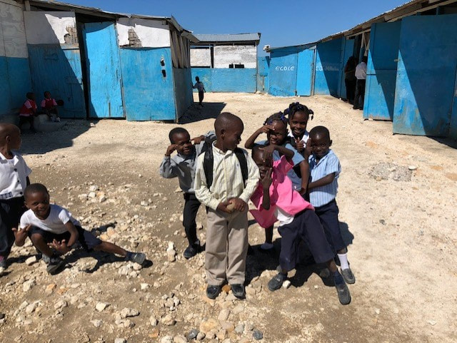 children of haiti are helped by aid in haiti